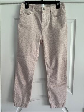 Pink Cheetah Jeans from Current Elliott